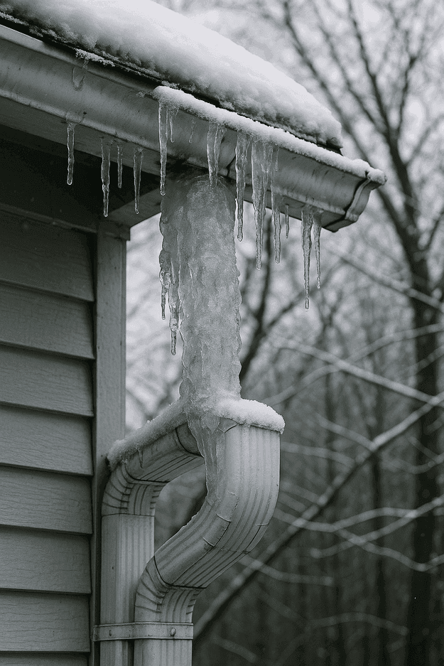 frozen gutters